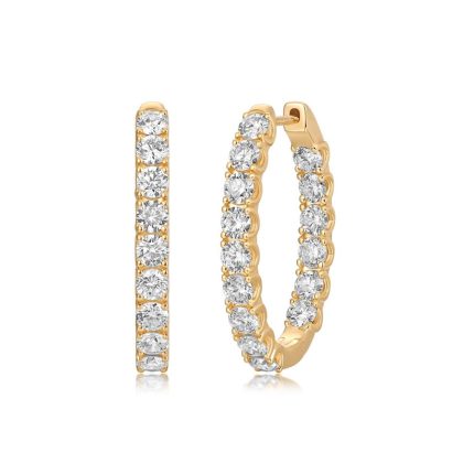 TJE163 ROUND FASHION HOOPS FASHION EARRINGS