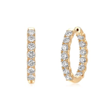 E060 Round Fashion Hoops Earrings