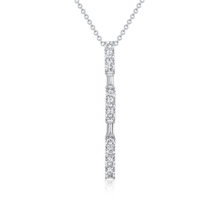 TJN021 BAGUETTES, ROUND FASHION NECKLACE FASHION NECKLACE