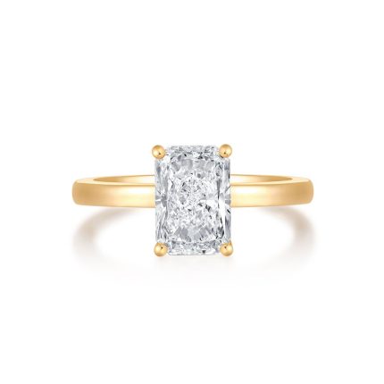 TJR101 RADIANT HIDDEN HALO BRIDAL RING