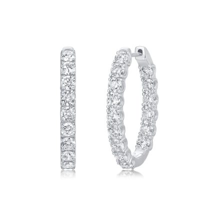 TJE163 ROUND FASHION HOOPS FASHION EARRINGS