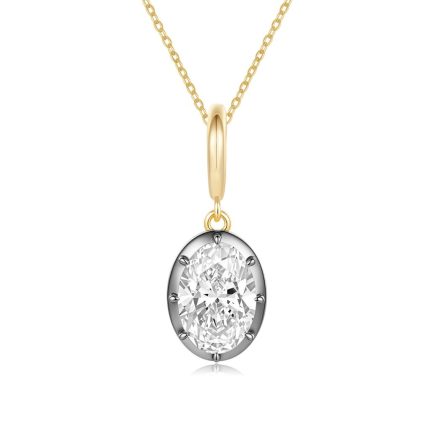 TJP002 OVAL FASHION CHARM GEORGIAN PENDANT