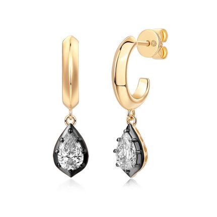 TJE055 14KY FASHION DROP GEORGIAN, AIRE EARRINGS
