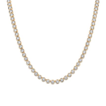 TJN356 ROUND FASHION NECKLACE BEZEL NECKLACE