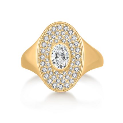 TJR044 OVAL COCKTAIL COCKTAIL RING