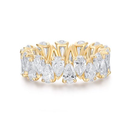 TJR884 PEAR ETERNITY FASHION RING