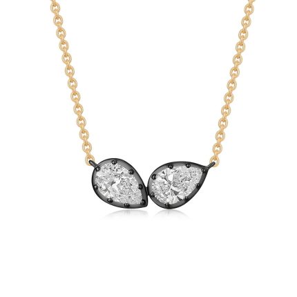 TJN029 PEAR TOI MOI GEORGIAN NECKLACE